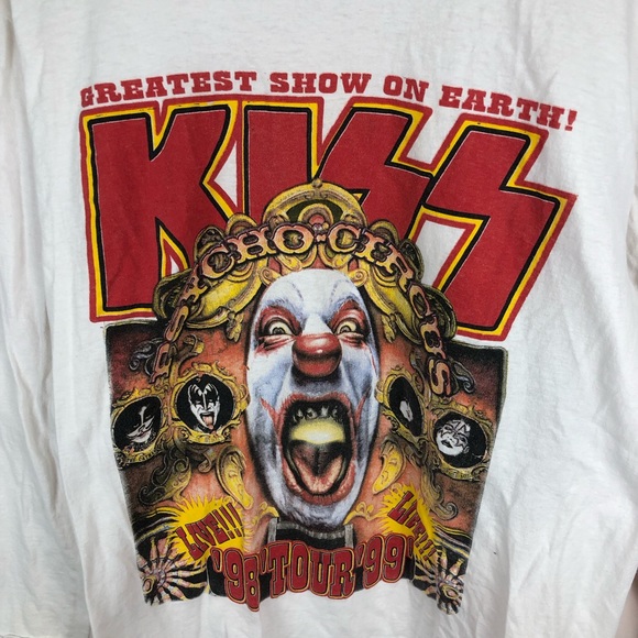 Vintage Kiss Psycho Circus Longsleeve t shirt 1998 - Picture 3 of 6